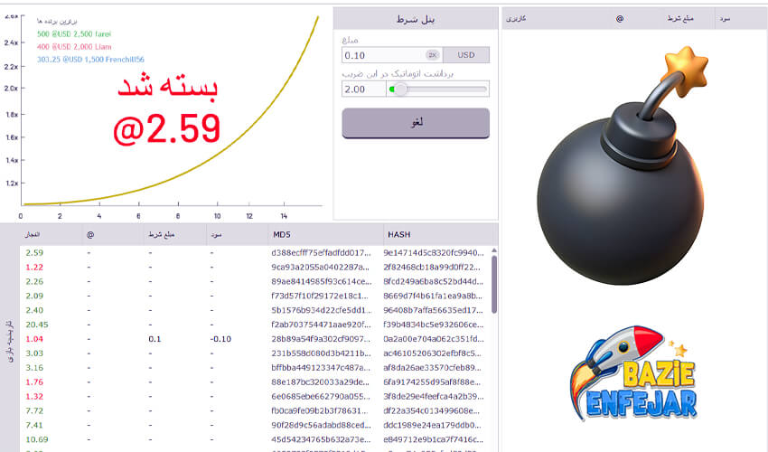 چگونه ضریب بازی انفجار را تشخیص دهیم؟